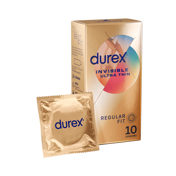 Durex Invisible, Our Thinnest Condom, Extra Lubed For Smooth Sex